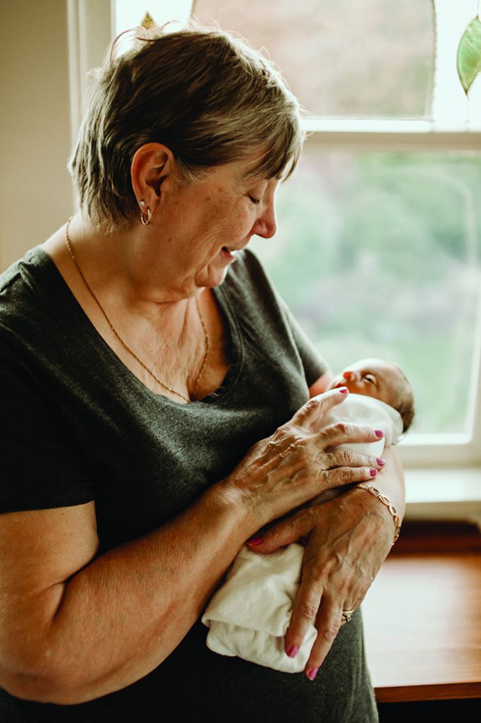 Canuck Place Grandma holding CP Child