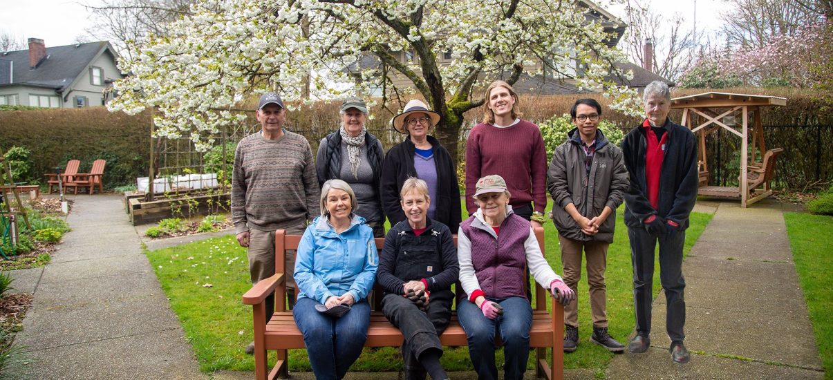 Canuck Place garden volunteer