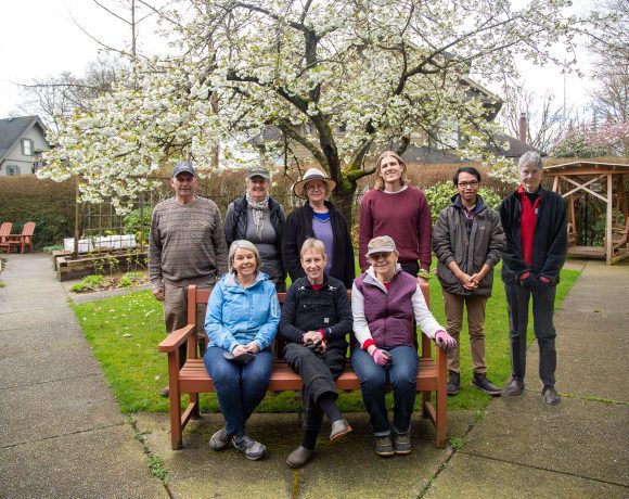 Canuck Place garden volunteer