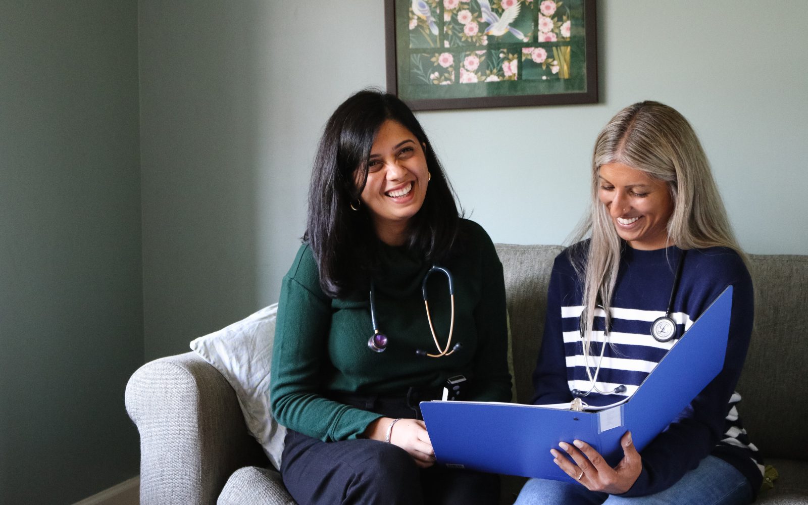 Doctor Natasha Datoo and Dr. Sonia Brar at Canuck Place